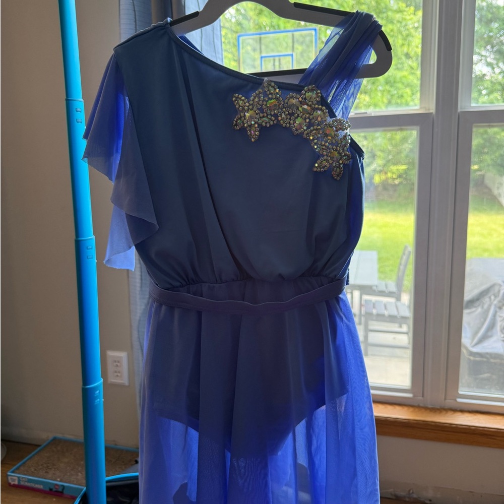 Weissman Light Blue Costume with Sparkling Accents